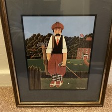Framed Peter Heard signed