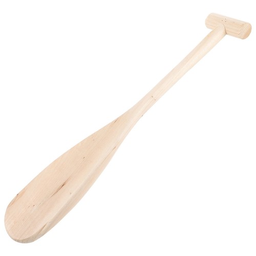 Wood pulp child paddle canoe - wood,