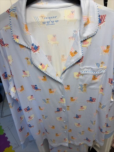 Printed boyfriend pyjamas dog - boyfriend,