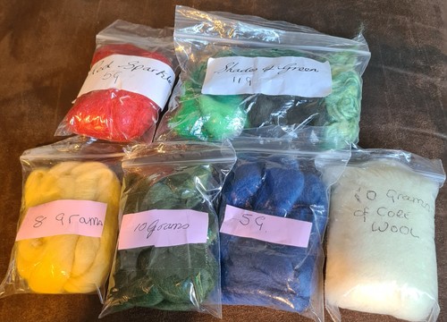 55g roving felting wool - 55g,