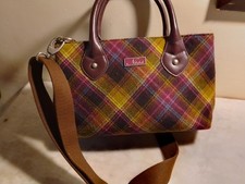 Ness Tartan Ladies Handbag Shoulder Bag Tote Bag Tartan Check