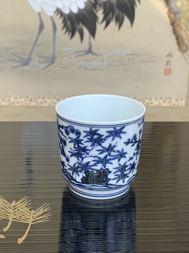 2cm hand painted blue - painted,