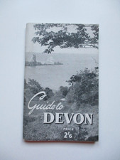 C1950's? GUIDE TO DEVON Torquay DARTMOOR Exmoor MOTOR TOURS Illustrated VGC