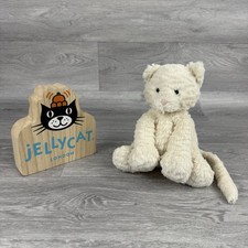 Jellycat Fuddlewuddle Kitty Kitten White Cat Soft Toy Plush 7” Retired Small