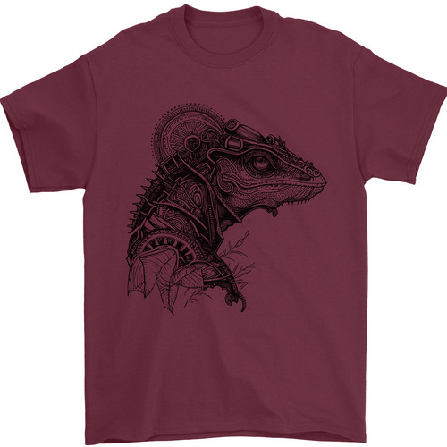 Steampunk iguana lizard - a,