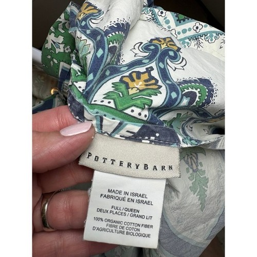 Pottery barn blue green - barn, blue/green/white