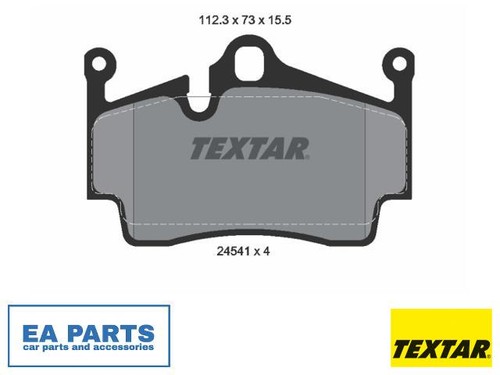 Brake pad set disc - pad, for