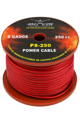 Absolute p8250rd 8ga 250 - 8ga, red