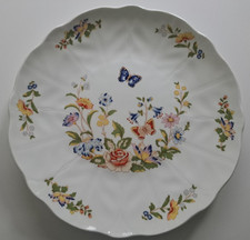 AYNSLEY COTTAGE GARDEN BONE CHINA CAKE PLATE - 10 1/4" DIAMETER