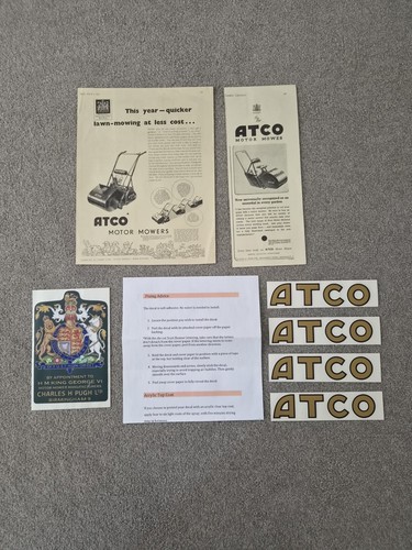 Atco lawn mower - atco, and