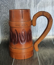 Stein Valle d’Aosta Wooden  Mug   - Alps - Decorative - Good Condition Used