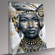 African Woman Butterfly
