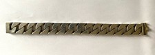 Heavy Mens Silver Curb Bracelet 7.5” 88g