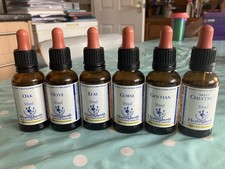 Healing Herbs Bach Flower Remedies Job Lot  6x 30ml  