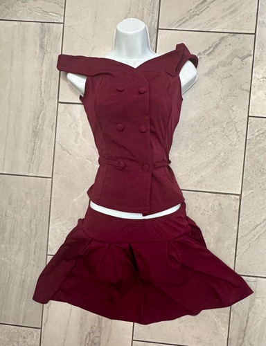 Burgundy off shoulder - burgundy, off-shoulder