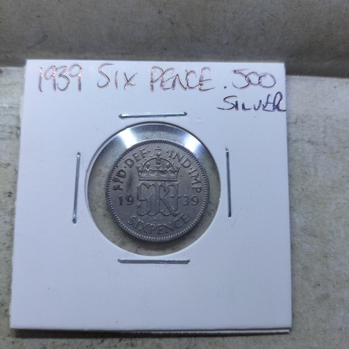 1939 sixpence george - 1939, vi