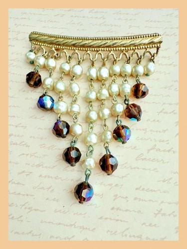 Vintage 1950s hollywood - vintage, brooch