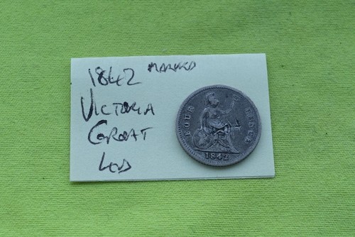 1842 four pence groat - four,