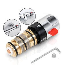 Replacement Brass Thermostatic Cartridge Bath-Shower Mixer Valve Bar Repair Kit!