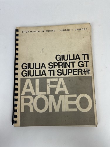 Alfa romeo giulia super - ti/super, &