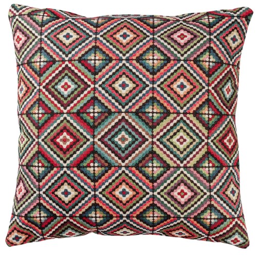 Kaleidoscope tapestry cushion - kaleidoscope,