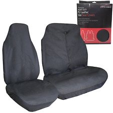 FORD TRANSIT MK6 MK7 MK8 VAN SEAT COVERS LEATHER 2-1