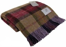 Shetland lambswool throw - shetland,