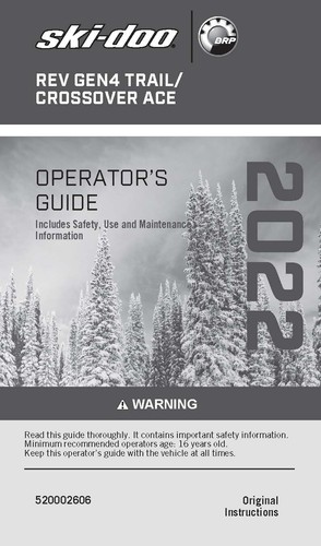 Ski doo owners operator - owners,