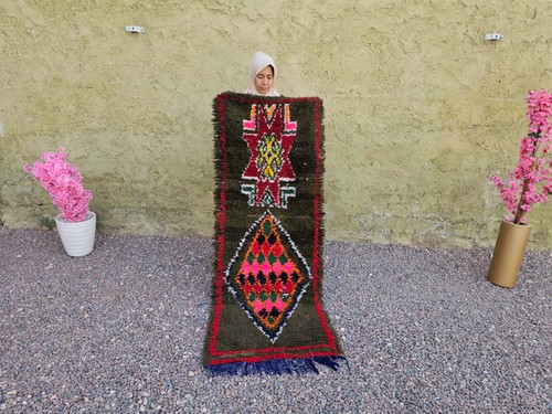 Moroccan berber rug vintage - rug,