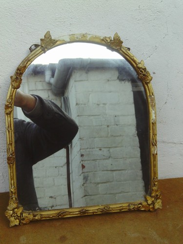 Antique victorian gold wood - antique,