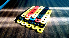 MECCANO, 18 PLASTIC X 4 HOLE