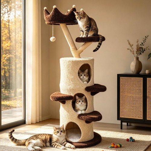 160cm tall cat tree - 160cm, luxury