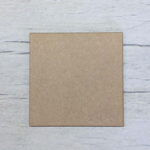 Square mdf wood base wooden - square,