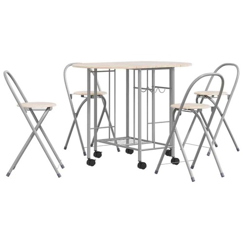 Folding dining set - dining,