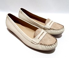 Footglove beige patent - patent, leather