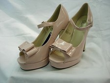 NUDE PINK SEXY BLOCK HEEL