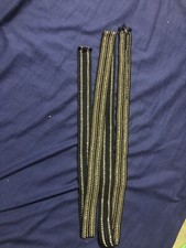 * Beautiful 1 Meter Black Design Gathered Lace trimming