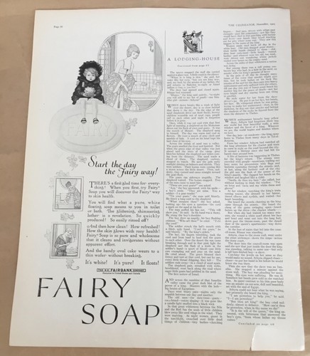 Fairy soap print 1923 - fairy, ad