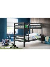 Camden Bunk Bed Anthracite Sturdy and Space-Saving Bedroom Furniture Solution