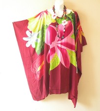 LT73 Floral Hand Painted Batik