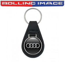 AUDI Rings Leather KEYCHAIN
