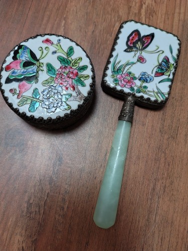 Vintage chinese hand painted - vintage,