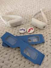 Coldplay 2025 Official Abu Dhabi Concert Wristbands, Badges and Glasses