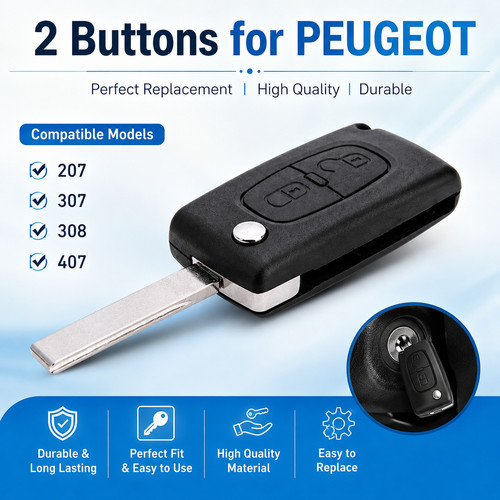 Button replacement flip key - button,