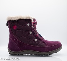 Columbia Women's Powder Summit Shorty Waterproof Purple Dahlia, Deep Blush Boots