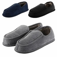 Mens Cord Velvet Full Slippers