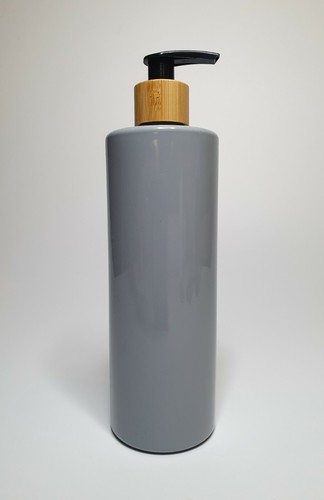 250ml grey blank pump bottle - 250ml,