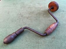 Carpenter's Reversible Brace / Manual Drill Vintage Woodwork