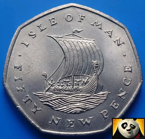 1971 isle man 50p - of,