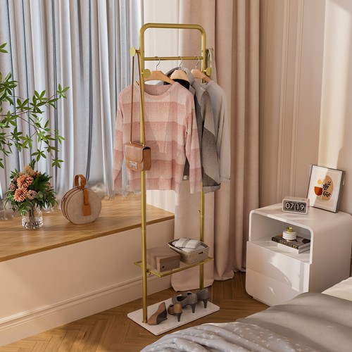 Gold metal floor coat - metal,